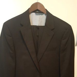 Men's Size 46R Coat W41 Pants Tommy Hilfiger Navy Blue Suit - NWT